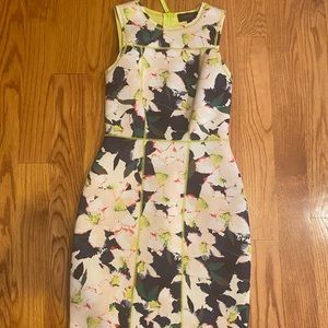 Floral J. Crew Midi Dress